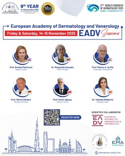 From Europe to the Emirates 🇪🇺🇦🇪
EADV joins EDSC 2025 to share insights, expertise, and innovation in dermatology — shaping the future of skin health together. ✨