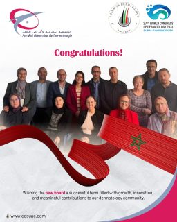 A new chapter begins! Congratulations to the newly elected board of the Morocco Society of Dermatology—your leadership will drive innovation and excellence. 🌟🩺
