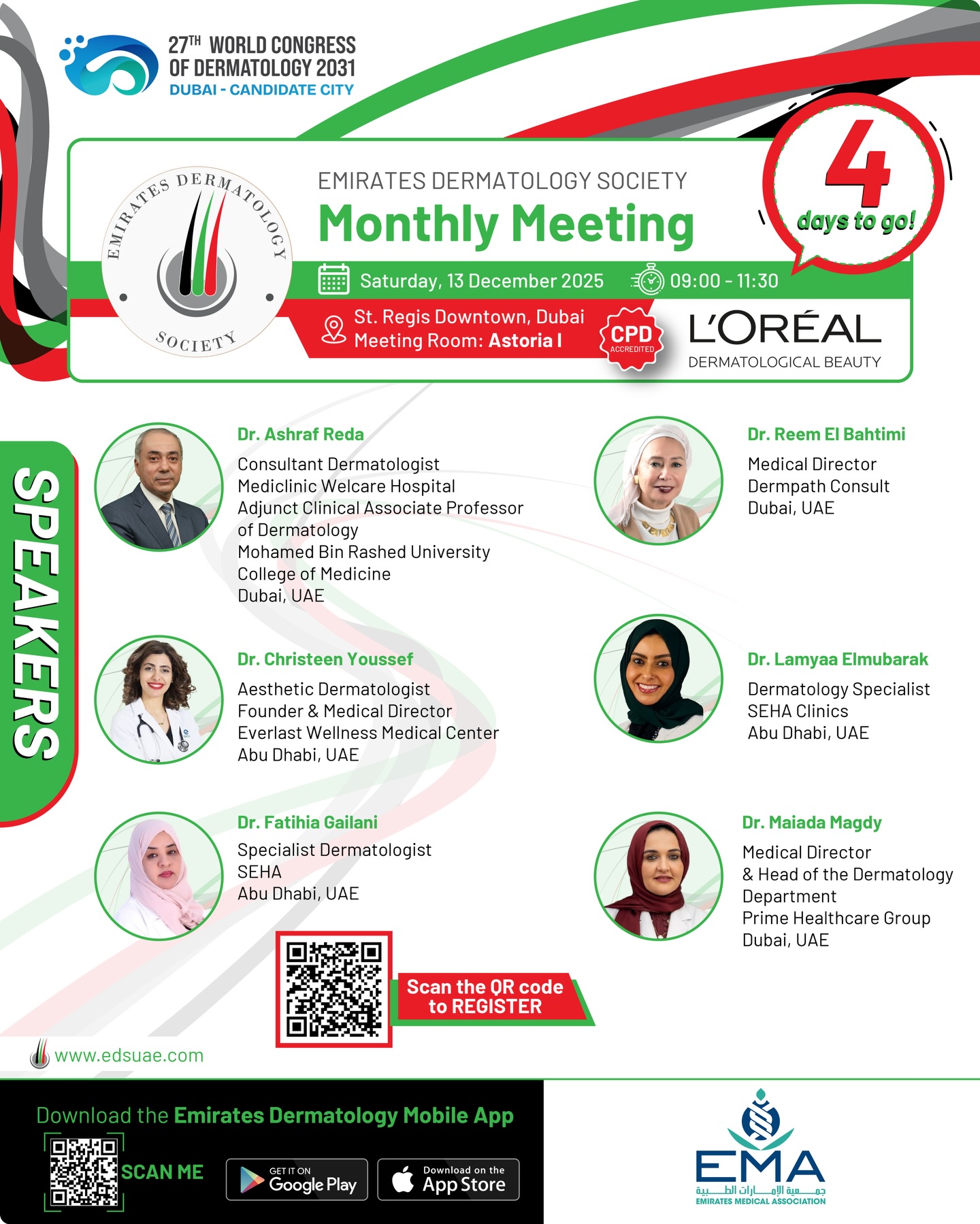 4 days to go! We’re almost at the EDS December Meeting. Get ready for meaningful discussions, fresh insights, and a strong finish to the year!