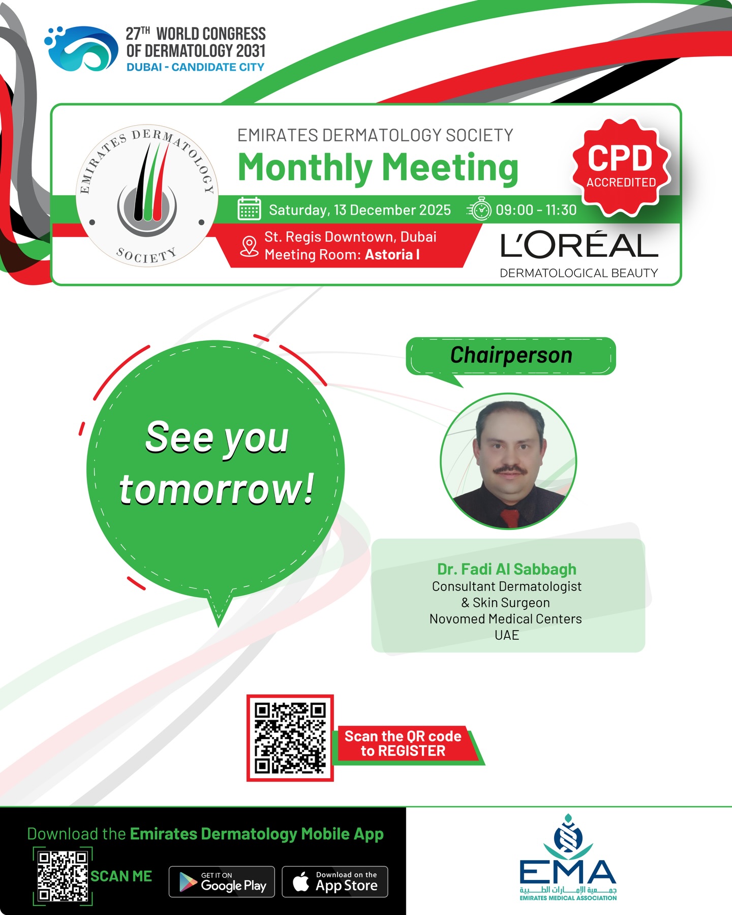 Tomorrow’s EDS meeting is almost here. Don’t miss it!