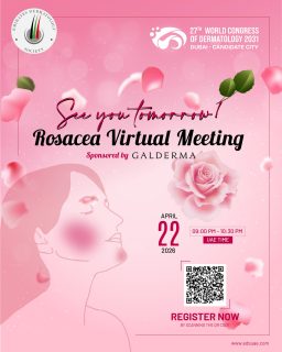 Tomorrow is the day! 🌹
Don’t miss our Rosacea Virtual Meeting—bringing you expert insights, practical tips, and the latest in rosacea care.

#RosaceaAwareness #SkinHealth #Dermatology #HealthySkin