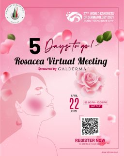 5 days left! 🌹
Be part of our Rosacea Virtual Meeting and gain valuable knowledge on triggers, management, and patient care.

#RosaceaAwareness #SkinHealth #Dermatology #HealthySkin