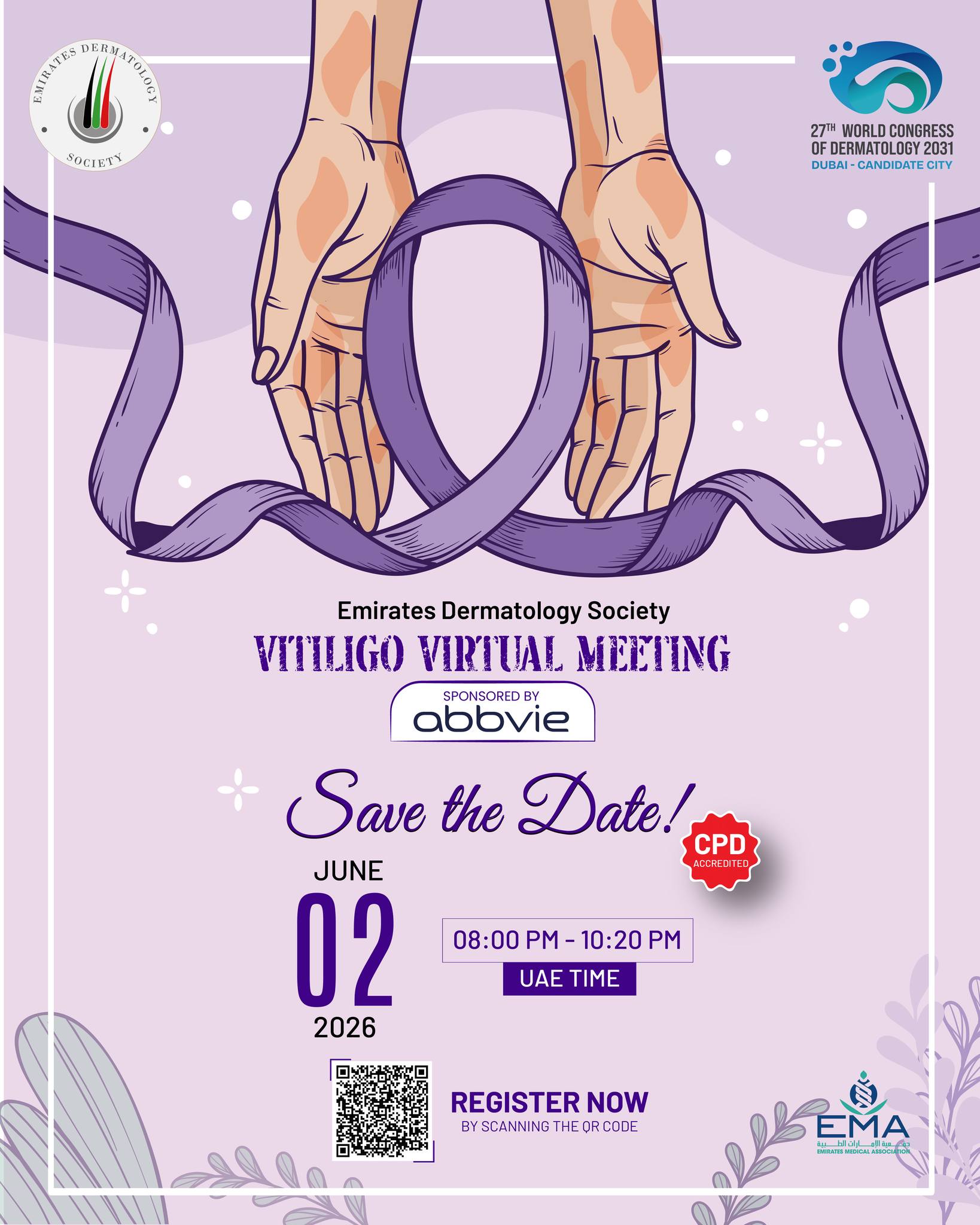 Coming soon 🤍
Join us for a meaningful virtual meeting focused on vitiligo awareness, support, and education.
#VitiligoAwareness #InclusiveBeauty #SkinHealth #Dermatology #AwarenessMonth