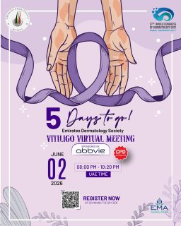 The countdown is on!
Only 5 days until our Vitiligo Virtual Meeting 🌍
Stay tuned for expert insights and impactful discussions.
#VitiligoAwareness #SkinDiversity #DermCommunity #MedicalEducation #Healthcare