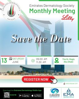 Mark your calendars! 📆
The EDS June Meeting is coming soon. Don't miss this opportunity to connect with colleagues, learn from experts, and stay updated on the latest developments in dermatology.
We look forward to seeing you there!
#EDS #DermatologyMeeting #MedicalCommunity #ContinuousEducation #HealthcareProfessionals