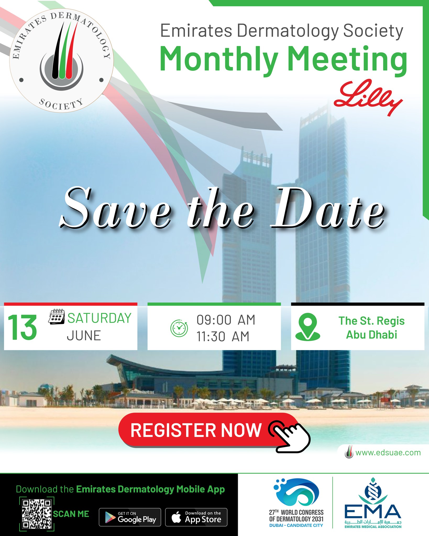 Mark your calendars! 📆
The EDS June Meeting is coming soon. Don't miss this opportunity to connect with colleagues, learn from experts, and stay updated on the latest developments in dermatology.
We look forward to seeing you there!
#EDS #DermatologyMeeting #MedicalCommunity #ContinuousEducation #HealthcareProfessionals