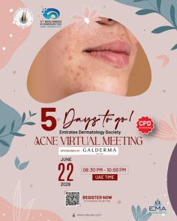 📅 Only 5 Days Left!

Don't miss our upcoming Acne Virtual Meeting, where leading experts will share valuable insights into acne diagnosis, treatment, and patient care.
We're looking forward to seeing you there!

#AcneVirtualMeeting #Dermatology #SkinHealth #MedicalEducation #HealthcareProfessionals #AcneCare