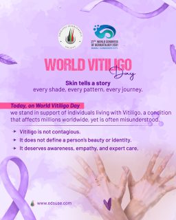 Every patch tells a story 🤍
This World Vitiligo Day, we celebrate confidence, strength, and individuality.
 
#WorldVitiligoDay #ConfidenceInYourSkin #SkinDiversity #BeYourself #InclusiveBeauty VitiligoStrong