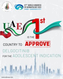 A proud moment for the UAE! 🇦🇪
The UAE is the 1st country to approve Delgocitinib for the adolescent indication, reinforcing its leadership in healthcare innovation and improving access to advanced dermatological treatments.
Together, we continue to shape the future of skin health.
#EDS #EmiratesDermatologySociety #UAEHealthcare #Dermatology #MedicalInnovation SkinHealth Delgocitinib HealthcareLeadership