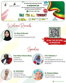 ⏰ We’re just hours away!
Tonight, join the EDS & SOSEDEV Virtual Meeting for insightful presentations, engaging discussions, and valuable networking with dermatology professionals from around the world.
💻 See you online tonight!
#EDS #SOSEDEV #VirtualMeeting #Dermatologists #SkinScience MedicalEducation InternationalCollaboration DermatologyCommunity