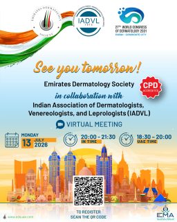 ⏰ Tomorrow is the day!

Join us for the EDS & IADVL Virtual Meeting as leading dermatology experts come together to share knowledge, discuss emerging trends, and advance clinical practice.

We can’t wait to connect with you online!

See you tomorrow!

#EmiratesDermatologySociety #IADVL #DermatologyEducation #VirtualConference #MedicalLearning SkinScience Healthcare