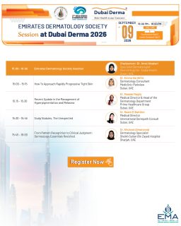 The Dubai Derma EDS Session Agenda is officially LIVE! 🎉

Get ready for an exciting scientific programme featuring expert-led sessions, cutting-edge updates, and valuable insights across dermatology and aesthetic medicine.

📲 Explore the agenda and start planning your Dubai Derma experience!

#DubaiDerma #EDS #Dermatology #AestheticMedicine