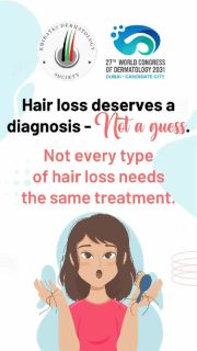 🩺 HAIR LOSS DESERVES A DIAGNOSIS — NOT A GUESS.
Hair loss can have many different causes, and what works for one person may not be right for another.
From identifying the pattern of hair loss to assessing the scalp and considering possible underlying factors, the right diagnosis is the foundation of effective treatment. 🔬
⚠️ With countless “miracle” solutions and products available, it’s important to choose evidence-based care guided by a qualified dermatologist.
This Alopecia Awareness Month, remember:
Don’t guess. Get it assessed. 💙
#AlopeciaAwarenessMonth #Alopecia #HairLossAwareness #HairLossTreatment #Dermatology HairHealth EvidenceBasedMedicine EDSociety EmiratesDermatologySociety
