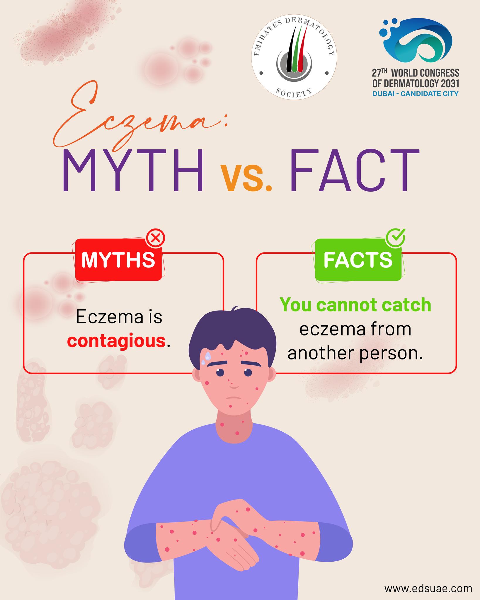 Eczema is not contagious. You cannot catch it through touch, sharing space, or being close to someone living with it.
What does make a difference? Understanding, kindness, and choosing not to make assumptions about someone’s skin. 💙

#EczemaMyths #EczemaAwarenessMonth #EczemaSupport #SkinHealth
